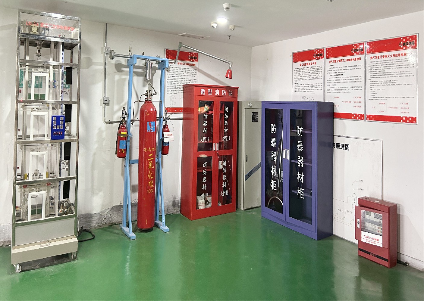 电梯模型+消防站